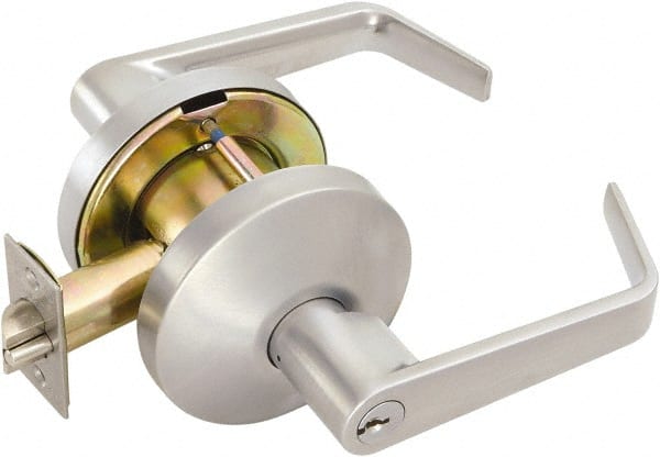 Falcon - Entry Lever Lockset for 1-3/8 to 2" Thick Doors - Exact Tool & Supply