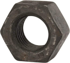 Value Collection - M30x3.50 Steel Right Hand Hex Nut - 46mm Across Flats, 24mm High, Uncoated - Exact Tool & Supply