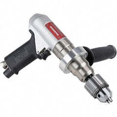 Dynabrade - 1/2" Keyed Chuck - Pistol Grip Handle, 950 RPM, 5, 33 CFM, 0.7 hp - Exact Tool & Supply