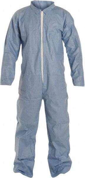 Dupont - Size 4XL FR Disposable Flame Resistant/Retardant Coveralls - Zipper Closure - Exact Tool & Supply