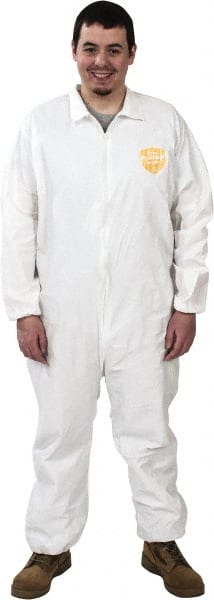 Dupont - 25 Qty 1 Pack Size XL Film Laminate Chemical Resistant Coveralls - Exact Tool & Supply