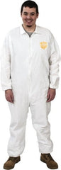 Dupont - 25 Qty 1 Pack Size XL Film Laminate Chemical Resistant Coveralls - Exact Tool & Supply