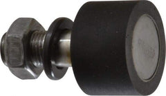 Osborn International - 1-1/4" Roller Diam x 0.843" Width, 1/2" Stud Diam x 1-1/4" Length, Plain Stud Load Runner - Urethane, 5/8" Thread Length, 1/2-20 Thread, 2.093" OAL, 110 Lb Dynamic Cap - Exact Tool & Supply