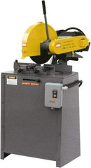 Kalamazoo - 14" Blade Diam, 1" Arbor Hole, Miter Chop & Cutoff Saw - 4,400 RPM, 5 hp, 220 Volts, 1 Phase - Exact Tool & Supply