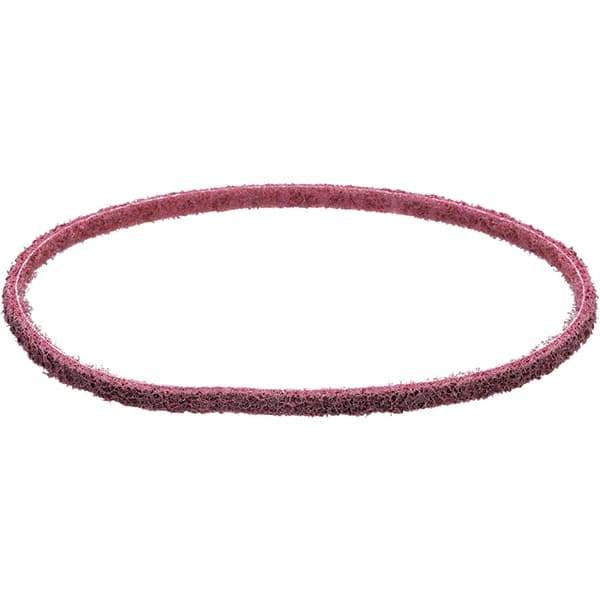 Dynabrade - 1/4" Wide x 18" OAL, Aluminum Oxide Abrasive Belt - Aluminum Oxide, Medium, Nonwoven, Cloth Backing, Wet/Dry - Exact Tool & Supply