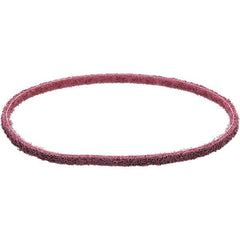 Dynabrade - 1/4" Wide x 18" OAL, Aluminum Oxide Abrasive Belt - Aluminum Oxide, Medium, Nonwoven, Cloth Backing, Wet/Dry - Exact Tool & Supply