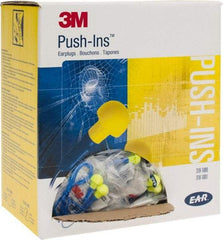 3M - Reusable, Corded, 28 dB Earplugs - Yellow, 100 Pairs - Exact Tool & Supply