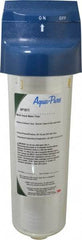 3M Aqua-Pure - 4-9/16 Inch Outside Diameter, 9-3/4 Inch Cartridge Length, 5 Micron Rating, Cartridge Filter Assembly - 3/4 Inch Pipe, Reduces Dirt and Rust - Exact Tool & Supply