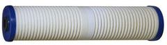 3M Aqua-Pure - 4-1/2" OD, 25µ, Cellulose Fiber Graded-Density Cartridge Filter - 20" Long, Reduces Sediments & Rust - Exact Tool & Supply