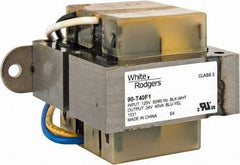 White-Rodgers - 3-1/4" Wide x 2.19" Deep x 2-3/4" High, Foot Mount HVAC Transformer - 40 Amperage Rating, 120 Primary Voltage, 24 Secondary Voltage - Exact Tool & Supply