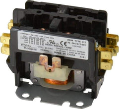 White-Rodgers - Definite Purpose Contactors   Number of Poles: 2    Resistive Load Rating (A): 40A@277VAC; 40A@480VAC; 40A@600VAC - Exact Tool & Supply