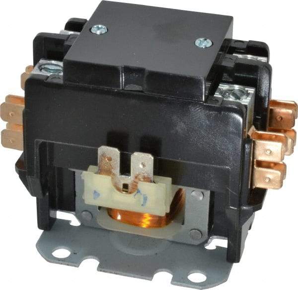 White-Rodgers - Definite Purpose Contactors   Number of Poles: 2    Resistive Load Rating (A): 50A@277VAC; 50A@480VAC; 50A@600VAC - Exact Tool & Supply