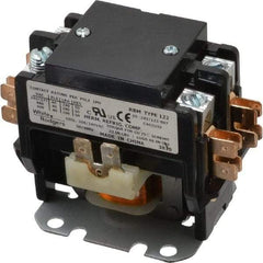 White-Rodgers - Definite Purpose Contactors   Number of Poles: 2    Resistive Load Rating (A): 50A@277VAC; 50A@480VAC; 50A@600VAC - Exact Tool & Supply