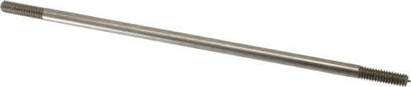 Made in USA - 8" Long, 1/4-20 Thread, Float Valve Rod - Stainless Steel, 1/2" Thread Length - Exact Tool & Supply