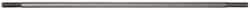Made in USA - 10" Long, 1/4-20 Thread, Float Valve Rod - Stainless Steel, 1/2" Thread Length - Exact Tool & Supply