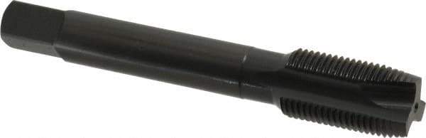 OSG - 5/8-18 UNF, 3 Flute, Oxide Finish, Vanadium High Speed Steel Spiral Point Tap - Plug Chamfer, Right Hand Thread, 100mm OAL, 1-13/16" Thread Length, 0.48" Shank Diam, 2B Class of Fit, Series 250 - Exact Tool & Supply