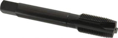 OSG - 5/8-18 UNF, 3 Flute, Oxide Finish, Vanadium High Speed Steel Spiral Point Tap - Plug Chamfer, Right Hand Thread, 100mm OAL, 1-13/16" Thread Length, 0.48" Shank Diam, 2B Class of Fit, Series 250 - Exact Tool & Supply