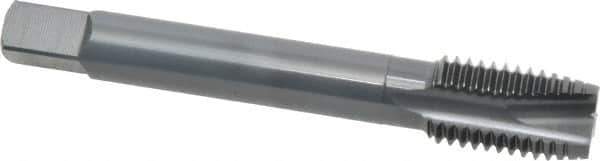 OSG - 3/4-10 UNC, 3 Flute, Oxide Finish, Vanadium High Speed Steel Spiral Point Tap - Plug Chamfer, Right Hand Thread, 125mm OAL, 2" Thread Length, 0.59" Shank Diam, 2B Class of Fit, Series 250 - Exact Tool & Supply