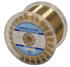 Global EDM - Brass Hard Grade Electrical Discharge Machining (EDM) Wire - 900 N per sq. mm Tensile Strength - Exact Tool & Supply