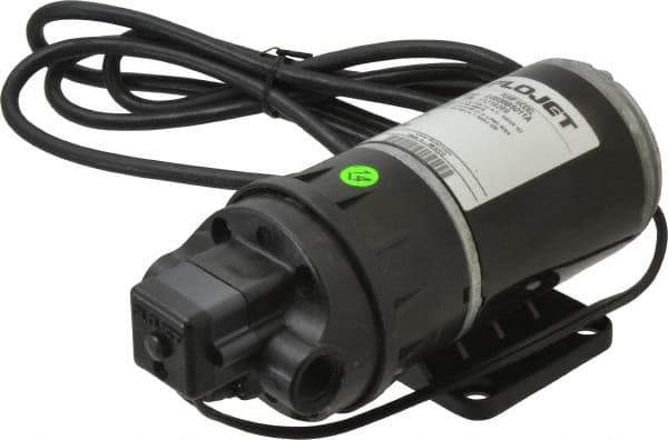 FloJet - 1/10 HP, 3/8 Inlet Size, 3/8 Outlet Size, Duplex II Demand Diaphragm pump, Diaphragm Spray Pump - 115 Input Voltage, Buna, Polypropylene, 2500 Max RPM, NPTF - Exact Tool & Supply