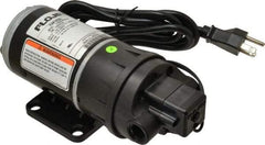 FloJet - 1/10 HP, 3/8 Inlet Size, 3/8 Outlet Size, Duplex II Demand Diaphragm pump, Diaphragm Spray Pump - 115 Input Voltage, Santoprene, Polypropylene, 2500 Max RPM, NPTF - Exact Tool & Supply