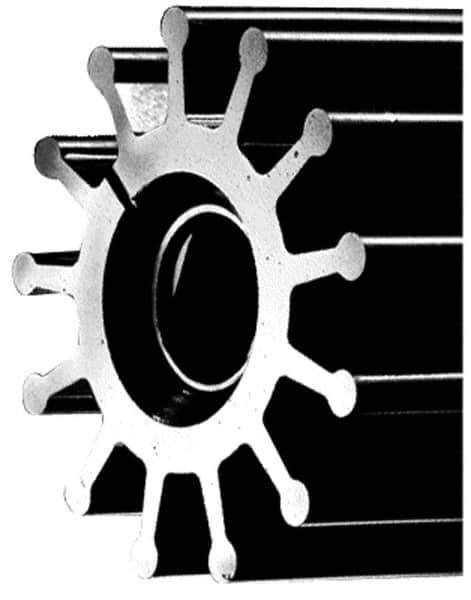 Jabsco - Impeller - Viton Repair Part - Contains 1 Viton Impeller, For Use with Jabsco Model # 30510-4001 Stainless Steel Flexible Impeller Pump - Exact Tool & Supply