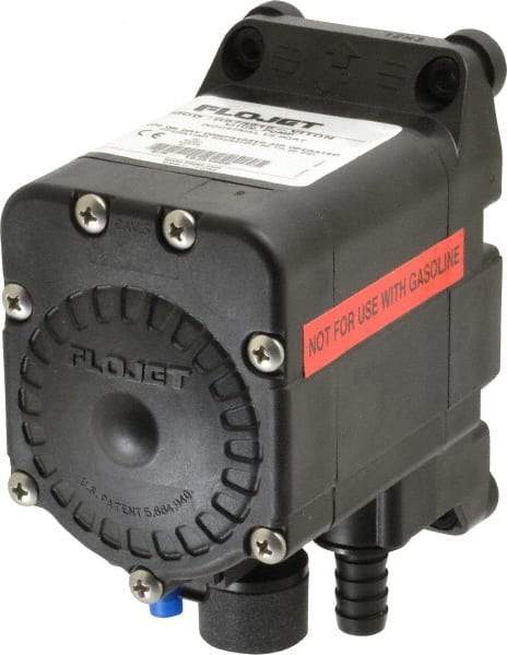 FloJet - 1/2" NPT, Nonmetallic, Air Operated Diaphragm Pump - Viton Diaphragm, Polypropylene Housing - Exact Tool & Supply