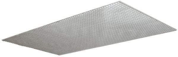 Made in USA - Polystyrene Fixture Diffuser - Gray - Exact Tool & Supply