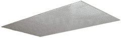 Made in USA - Polystyrene Fixture Diffuser - Gray - Exact Tool & Supply