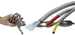 Kuriyama of America - 1-7/8" ID, -60 to 1,800°F, Stainless Steel Unlined Flexible Metal Duct Hose - 0.01 to 0.12 Gage Thickness, 15" Bend Radius, 25' Long - Exact Tool & Supply