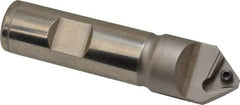 Ingersoll Cutting Tools - 82° Included Angle, 0.782" Drill Diam, 3-1/2" OAL, 3/4" Shank Diam, Indexable Spotting and Center Drill - TFLT 15 Insert Style - Exact Tool & Supply