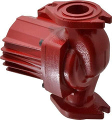 Bell & Gossett - 1/15 hp, 6-3/16" Long, 1 Phase, Cast Iron Housing, Noryl Impeller, Inline Circulator Pump - 115 Volt, 60 Hz, 6-3/8" Flange Width, Bell & Gossett Part No. 103350, 150 Max psi, ODP Motor - Exact Tool & Supply