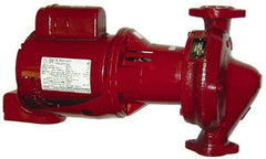 Bell & Gossett - 1 Phase, 1/3 hp, 1,750 RPM, Inline Circulator Pump Replacement Motor - 4.2/2.1 Amps, 115/230 Volts, Armstrong Part No. 811757-002, Bell & Gosset Part No. 111061, Teel Part No. 3K518, For Use with HV, HV BNFI and HV AB - Exact Tool & Supply