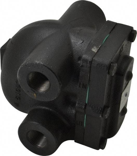 Hoffman Speciality - 3/4 Female" Pipe, Cast Iron Float & Thermostatic Steam Trap - 30 Max psi - Exact Tool & Supply