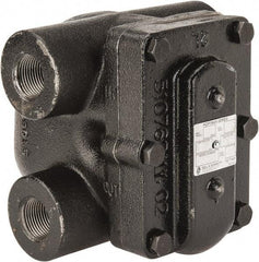 Hoffman Speciality - 3/4 Female" Pipe, Cast Iron Float & Thermostatic Steam Trap - 75 Max psi - Exact Tool & Supply