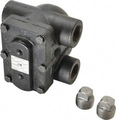 Hoffman Speciality - 1 Female" Pipe, Cast Iron Float & Thermostatic Steam Trap - 15 Max psi - Exact Tool & Supply