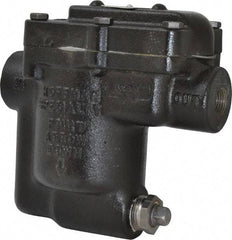 Hoffman Speciality - 1/2 Female" Pipe, Cast Iron Inverted Bucket Steam Trap - 125 Max psi - Exact Tool & Supply