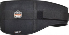 Ergodyne - Size M, Hook & Loop, Nylon/Foam Belt - 30 to 34" Waist, 7-3/4" Wide, Lumbar Support, Black - Exact Tool & Supply