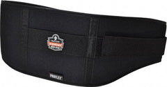 Ergodyne - Size XL, Hook & Loop, Nylon/Foam Belt - 38 to 42" Waist, 7-3/4" Wide, Lumbar Support, Black - Exact Tool & Supply