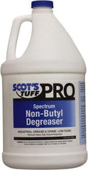 Scot's Tuff - 1 Gal Bottle Cleaner/Degreaser - Liquid, Concentrated, Low Sudsing, Pleasant - Exact Tool & Supply