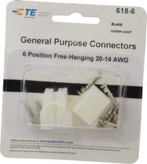 Tyco/Amp - Free Hanging Connector Kit - 20 to 14 AWG Compatible Wire Size - Exact Tool & Supply