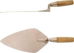 Ampco - Nickel Tin Copper Masonry Trowel - 8-1/2" Long x 5-1/8" Wide - Exact Tool & Supply