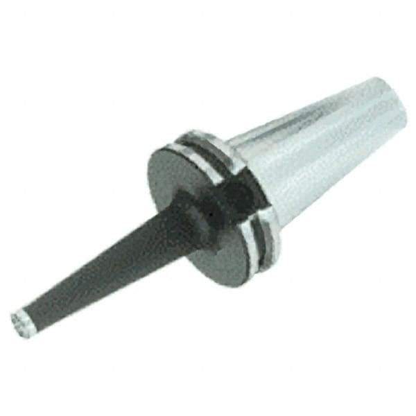 Iscar - CAT50 Taper Shank 10mm Hole End Mill Holder/Adapter - 18mm Nose Diam, 3" Projection, Through-Spindle & DIN Flange Coolant - Exact Tool & Supply