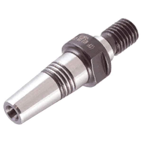 Iscar - 4mm Hole Diam, Threaded Shank Shrink Fit Tool Holder & Adapter - 45mm Projection, 10mm Nose Diam, 18mm Clamping Depth, Through Coolant - Exact Tool & Supply