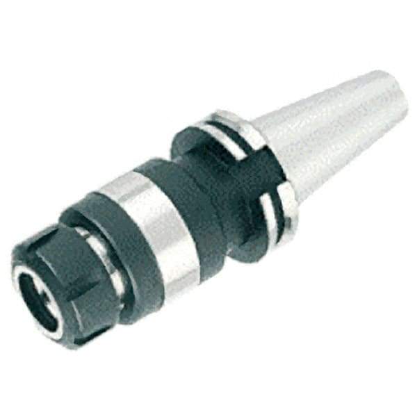Iscar - CAT40 Taper Shank Tapping Chuck/Holder - 1/4 to 3/4" Tap Capacity, 4.439" Projection, Through Coolant - Exact Tool & Supply