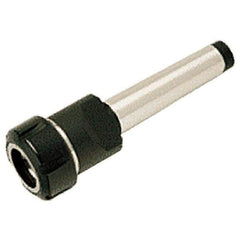 Iscar - 0.102" to 1.025" Capacity, 3.445" Projection, MT5 Taper Shank, ER40 Collet Chuck - Through-Spindle - Exact Tool & Supply