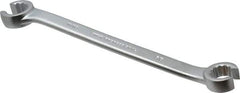 Proto - 5/8 x 11/16", Satin Finish, Open End Flare Nut Wrench - 12 Points, 8-3/4" OAL, Steel, Double End Head - Exact Tool & Supply