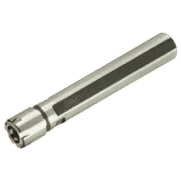 Iscar - 0.041" to 0.514" Capacity, 1.102" Projection, Straight Shank, ER20 Collet Chuck - 6.614" OAL, 1" Shank Diam - Exact Tool & Supply