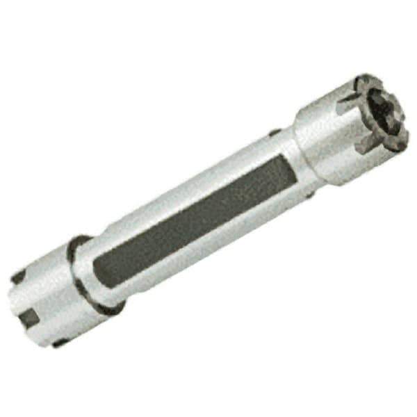 Iscar - 0.5mm to 7mm Capacity, 18.5mm Projection, Straight Shank, ER11 Collet Chuck - 20mm Shank Diam - Exact Tool & Supply
