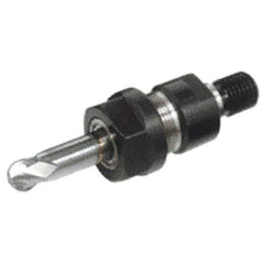 Iscar - 1mm to 13mm Capacity, 45.5mm Projection, Threaded Shank, ER20 Collet Chuck - 70.5mm OAL - Exact Tool & Supply
